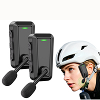 Auriculares Inalámbricos para Ciclismo de Montaña, Compartir Música, Resistentes al Agua IPX5, Alcance de 500M, para Esquí y Escalada en Roca