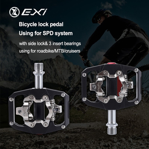 Pedales BMX de aleación y nailon con bloqueo <span class=keywords><strong>SPD</strong></span>, 3 rodamientos, eje Cr-Mo, repuestos de carreras autoblocantes para <span class=keywords><strong>pedal</strong></span> de bicicletas <span class=keywords><strong>MTB</strong></span> y de carreras - Product Image 5
