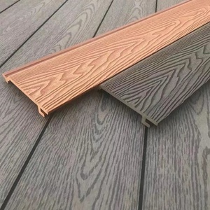 Rote Holz farbe 3d geprägte Wand paneele Shiplap Abstellgleis Decken verkleidung Verbund materialien für Außengebäude - Product Image 3