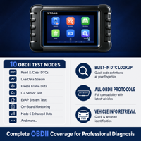 UDIAG A350 4 Sistem OBD2 Scanner untuk Mesin Transmisi ABS SRS Pembaca Kode Diagnostik 6 Reset Oli EPB TPMS Mobil Truk SUV