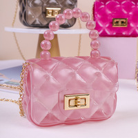 Petit sac à bandoulière bon marché Sacs à main brillants pour femmes Mini sacs transparents Sacs à main transparents en gelée de PVC