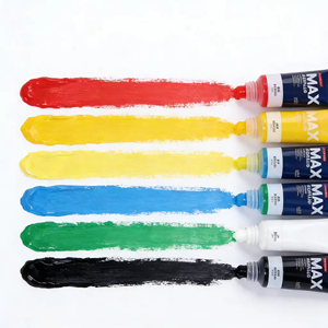 <span class=keywords><strong>Pintura</strong></span> Acrílica en Tubo de 80 ml, No Tóxica, Alta Cobertura, Pigmento Impermeable para Estudiantes, Lienzo, Vidrio, Papel, Manualidades, <span class=keywords><strong>Pintura</strong></span> a Mano, Graffiti - Product Image 5