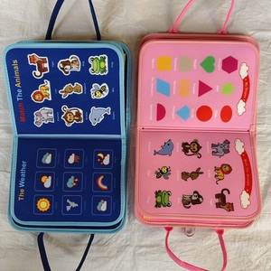 Tableau d'activités Montessori <span class=keywords><strong>Dinosaure</strong></span> pour garçons et filles, jouets sensoriels pour tout-petits, <span class=keywords><strong>jouet</strong></span> éducatif pour l'autisme, <span class=keywords><strong>jouet</strong></span> de voyage, livre d'activités en feutre - Product Image 5