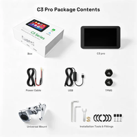 Affichage GPS CarPlay pour moto Aoocci, navigation GPS 5 pouces, Android Auto DVR pour motards