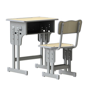Chaise de bureau individuelle en bois pour étudiant, mobilier scolaire moderne et personnalisé, écologique et durable - Product Image 2