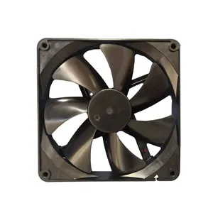 Ventilador de refrigeração, amostra grátis 48v dc 6 polegadas frango fazenda ventilador de resfriamento sem escova 12v 24v 140x140x25mm ventilador de refrigeração 140mm