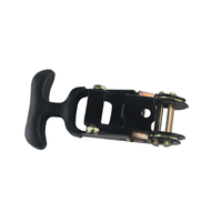 Sangles d'arrimage à cliquet de haute qualité 1'' 1.5'' 2'' 5T en acier galvanisé noir pour camion