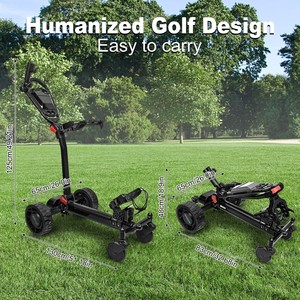 <span class=keywords><strong>Chariot</strong></span> <span class=keywords><strong>de</strong></span> <span class=keywords><strong>golf</strong></span> électrique <span class=keywords><strong>pliable</strong></span> <span class=keywords><strong>à</strong></span> 4 roues ESWING T3 avec télécommande et fonction Follow Me - Product Image 4
