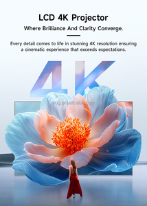 Oem/ODM nhà máy trực tiếp bán 1080p LCD chiếu 4k thông minh rạp hát tại nhà máy chiếu cho phim giải trí và cắm trại - Product Image 2