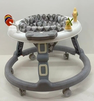 Andador Multifuncional Plegable de Plástico para Bebés con Reproductor de Música, Hermoso Diseño de Silla para Caminar para Bebés en Diversos Colores