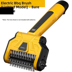 Brosse de nettoyage électrique rechargeable pour barbecue, grattoir rotatif en fil d'acier inoxydable pour la cuisson - Product Image 4