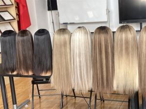 SHY alta calidad #613 para encaje seda recto 150% densidad HD para peluca cabello humano virgen europeo crudo sin pegamento - Product Image 6