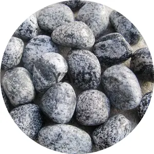 wholesale home garden landscaping natural grey granite machine made pebble stone