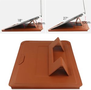 กระเป๋าใส่แล็ปท็อปแบบมีขาตั้ง วัสดุหนัง PU พร้อมฟังก์ชั่นหลากหลาย - Product Image 3