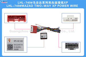 Android 2 Din araba radyo multimedya oynatıcı evrensel aksesuarları tel adaptörü bağlayıcı fiş kablosu OPEL için - Product Image 2