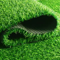 Vente en gros terrain de football projet clôture 25mm artificiel automne couleur simulation de pelouse tapis extérieur