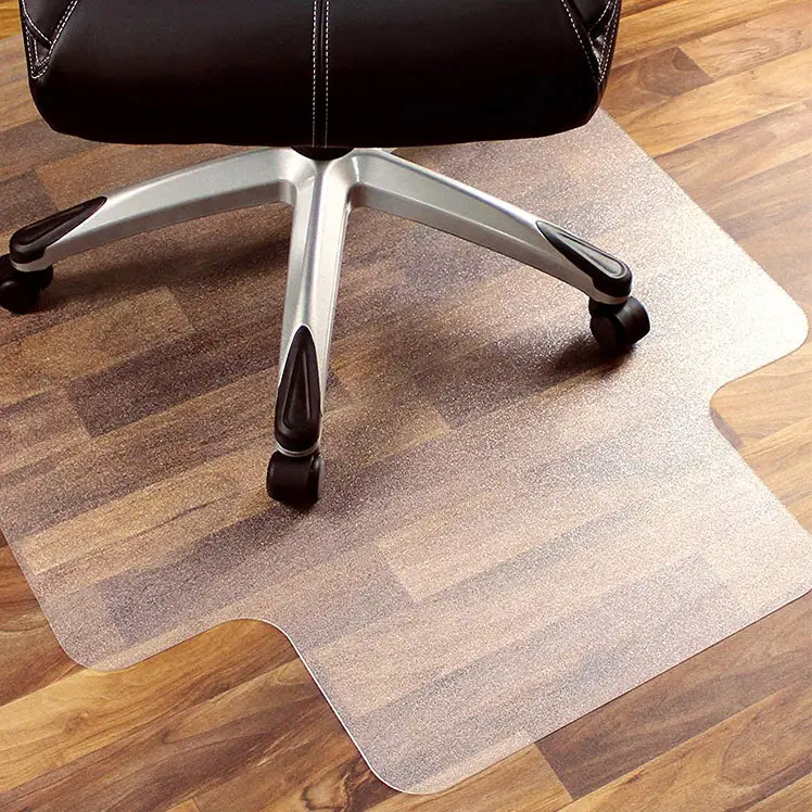 X-SOAR personalizado antideslizante transparente estable Oficina alfombra de Pvc silla Mat
