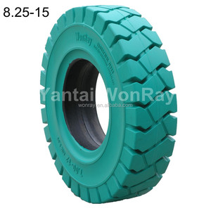 Neumáticos Sólidos Resistentes para Montacargas <span class=keywords><strong>8.25</strong></span> X15 <span class=keywords><strong>8.25</strong></span>-15 825-15 825x15 Neumático Sólido con Rin - Product Image 5