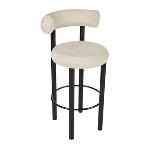 Chaises de <span class=keywords><strong>Bar</strong></span> en Métal Moderne de <span class=keywords><strong>75</strong></span> <span class=keywords><strong>cm</strong></span> de Haut pour Cuisine, Restaurant, Salon, Comptoir, 2 Table, Set de <span class=keywords><strong>Chaise</strong></span> Nodic - Product Image 2