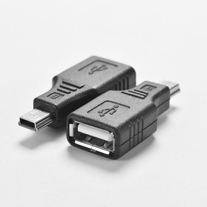 Adaptador Mini USB macho a USB hembra, Conector de sincronización de datos USB 2,0 OTG, adaptador para coche AUX <span class=keywords><strong>MP3</strong></span> MP4 tabletas teléfonos u-disk - Product Image 2