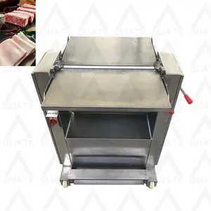 Automatic Electric Pig Skinning Removed Machine Peel Meat Pork Pig Skin Cutting Removing Machine For Pig