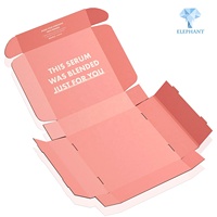 Accessoire de cheveux fantaisie personnalisé Garmentb Cadeau Boîte d'expédition pliante d'emballage en carton ondulé