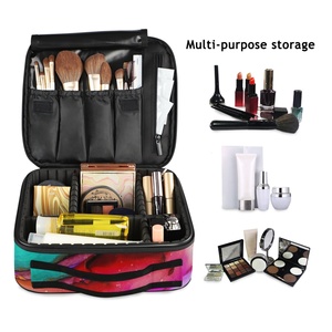 Hot Sales Custom Trendy Portable Beauty Bag Organizer Travel Cosmetic Bag Tie Dye Women Hard <b>Makeup</b> <b>Case</b> - Product Image 5