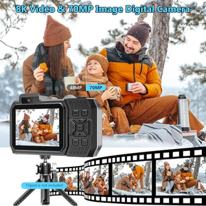 Caméra numérique étanche 33FT IP68, caméra vidéo selfie, mise au point automatique avec lumière SOS, batterie 2500 mAh, caméra compacte - Product Image 3
