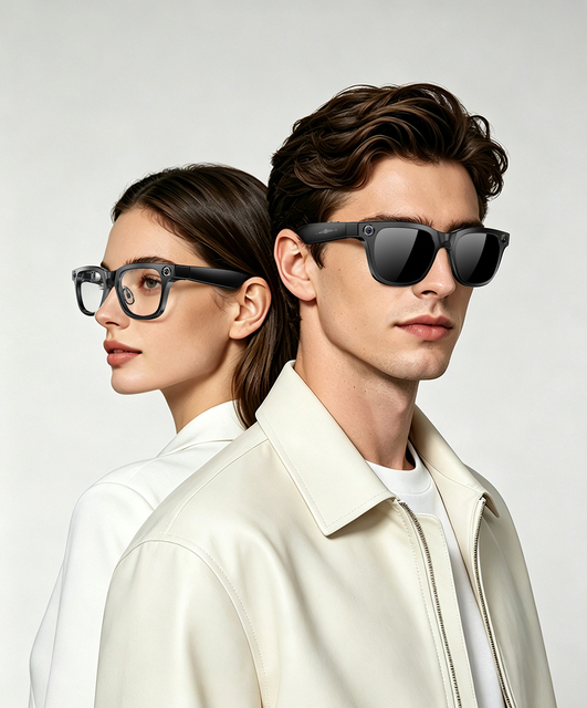 2026 W660 AI Smart Glasses 20MP 4K Camera EIS 6-Axis Stabilization Real-Time Translation 139 Languages IP66 Waterproof Touch