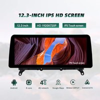 Écran multimédia 12,3 pouces Android 14 Snapdragon 665 8 cœurs avec Carplay automatique et navigation pour BMW X3 F25 X4 F26 2011-2017