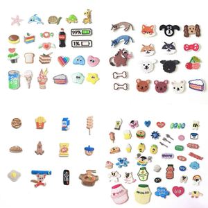 Mini Patchs Brodés Aléatoires Mignons de Dessins Animés à Repasser sur le Thème de la Nourriture, des Gâteaux et des Boissons pour Porte-clés, Sangles, Étiquettes Nom et Décoration de Sacs - Product Image 2