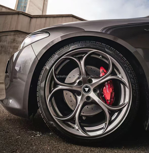 Cerchio in Lega Forgiato Cromato Concavo a Canale da 18 19 Pollici 5x110 4x98 per <span class=keywords><strong>Alfa</strong></span> <span class=keywords><strong>Romeo</strong></span> Giulia Sport Rwd Mito Stelvio <span class=keywords><strong>Spider</strong></span> 147 159 156 - Product Image 6