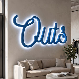 Letras de Canal LED Personalizadas, Letras LED Retroiluminadas, Letrero con Logotipo, Letrero Luminoso de Pared Interior para Uso Comercial en Oficinas - Product Image 5