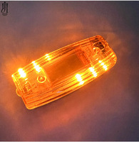 Lámpara de Hombro LED Recargable con Luz Estroboscópica Roja y Azul, con Clip, para Patrullaje de Seguridad y Trabajo Nocturno, Precio de Fábrica