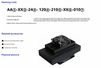 TECCOOLER LA 152x306 24V 100W AA Plaque de refroidissement semi-conductrice pour réfrigérateur, climatiseur, cave à vin rouge, déshumidificateur, système fermé