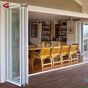 Aluguard <span class=keywords><strong>Véranda</strong></span> extérieure pliante en aluminium <span class=keywords><strong>pour</strong></span> patio, en accordéon coulissant en verre bon marché, pliante, pliable et durable ". - Product Image 2