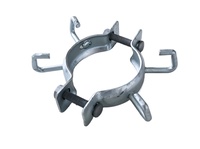 Collier de serrage pour poteau galvanisé à chaud en acier au carbone Q235, verrouillable, pour tour de ligne de transmission, conception personnalisée disponible