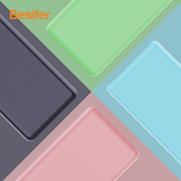 Besiter Affichage LED Mini PowerBank 5000mAh Chargeur portable Ultra mince Power Bank 5000mAh Power Banks