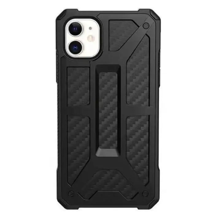 Hot Carbon Fiber Drop耐PhoneカバーAll込みHard電話ケースFor iPhone 11プロマックス