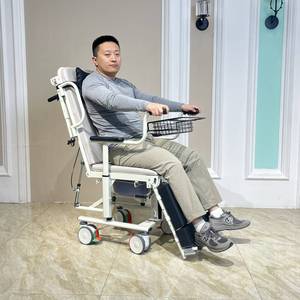 Dispositivo de Cuidado para Ancianos Postrados en Cama - Silla Elevadora para Parálisis, Inodoro Móvil Hidráulico, Silla de Transferencia - Product Image 6