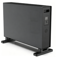 Chauffage électrique intelligent à convection avec minuterie 24h, contrôle à distance via application WiFi, affichage numérique et protection avancée contre la surchauffe