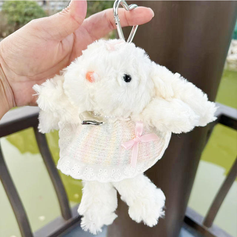 Rainbow bowknot heart buckle - 17cm