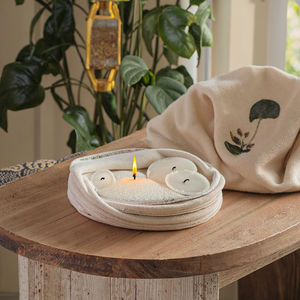 Cera de arena perfumada colorida respetuosa con el medio ambiente, lavanda, decoración de eventos románticos, cera de arena, cielo azul, carillón de viento, vela de arena Natural - Product Image 6