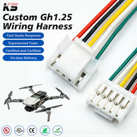 Cable de extensión a medida JST GH 1.25 Pitch de cable a placa con carcasa de conector, par de cables de acoplamiento para alimentación de batería de cámara, gimbal y modelo RC