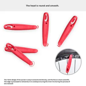 คันงัดยางจักรยานเสือภูเขา ความแข็งแรงสูง พกพาสะดวก เครื่องมือพลาสติกสำหรับซ่อมยาง ถอดประกอบ อุปกรณ์บำรุงรักษา - Product Image 3