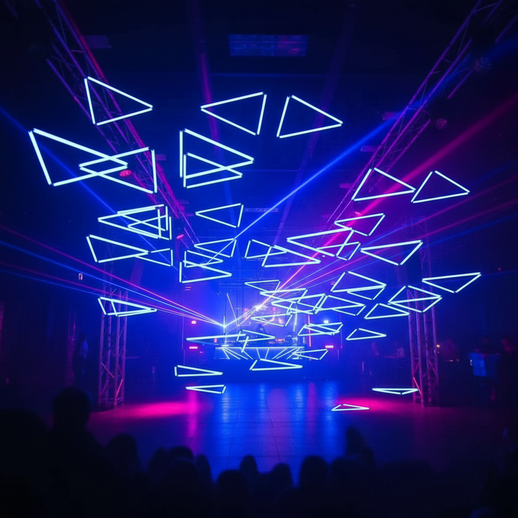 360 Rgb pixel Led Tube for Nightclub Ceiling Lights New Dj Show Ktv Disco Light