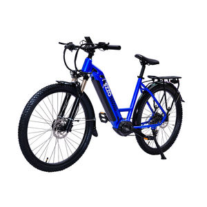 HEZZO US UK CA Entrepôt 27.5 "48v <span class=keywords><strong>500w</strong></span> BAFANG M600 Mid Drive Ebike 17.5Ah LG Longue Portée Anti-crevaison Step Thru Vélo électrique - Product Image 3