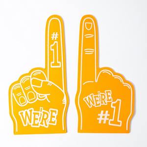 Main en mousse NO 1 pour supporters, événements sportifs, accessoire de fête patriotique # 1 doigt en mousse pour les mains - Product Image 6