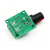 Contrôleur de vitesse de moteur PWM DC 2A avec contrôle basse tension 1.8V-12V, fonction interrupteur 1803BK pour oxygénateur DIY