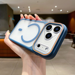 <span class=keywords><strong>Coque</strong></span> de protection magnétique en TPU mat avec grande fenêtre de visualisation, inspirée de <span class=keywords><strong>Phantom</strong></span>, pour <span class=keywords><strong>iPhone</strong></span> 17/16 Pro Max - Product Image 1